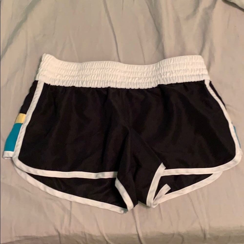 Black athletic shorts
